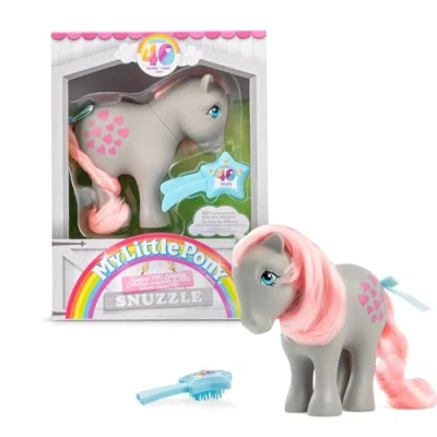Immagine di My Little Pony, Snuzzle Classic Basic Fun, 35326, cavallo regalo rétro per bambine e bambini, unicorno giocattolo bambini dai 3 anni in su