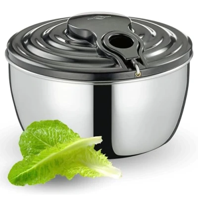 Immagine di Küchenprofi 1310192800 Centrifuga per Insalata, Inossidabile, Acciaio Inox