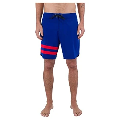 Immagine di Hurley Phantomeco Block Party 18&#039; Shorts da mare, Uomo, Taglia: 28, Deep royal blue