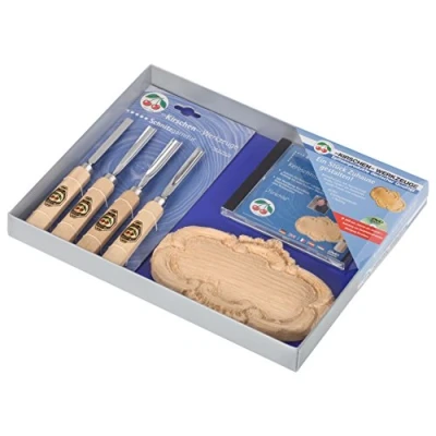 Immagine di Kirschen 3435000 Set di utensili per intaglio &quot;targhetta porta&quot;