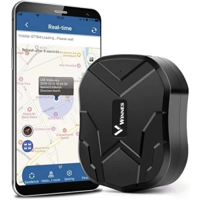 Immagine di GPS Tracker per Auto,10000mAh Localizzatore senza Abbonamento 150 giorni in Standby Tracking Tempo Reale,Con App Gratuita Impermeabile Geo Fence Magnete Potente Move Alarm TK905B