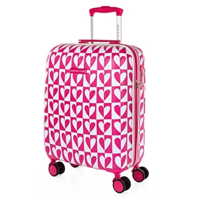 Immagine di AGATHA RUIZ DE LA PRADA Valigia Media da Viaggio. Trolley Medio Rigide in Misura 67cm 20 kg con 4 Ruote. Materiale PC Rigida Resistente e Super Leggero Robusta Serr, Fucsia