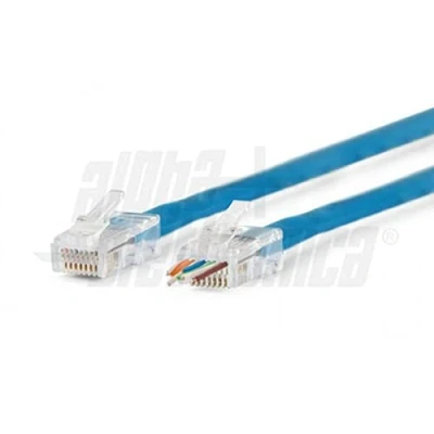 Immagine di Spina modulare RJ45 8P8C Cat.6 passante UTP ALPHAELETTRONICA 94 914/6B
