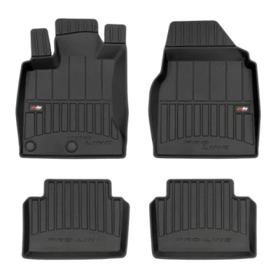 Immagine di FROGUM proLine 3D 3D426733 Set tappetino Gomma anteriore e posteriore 4 nero Su misura NISSAN: Qashqai / Qashqai+2 I