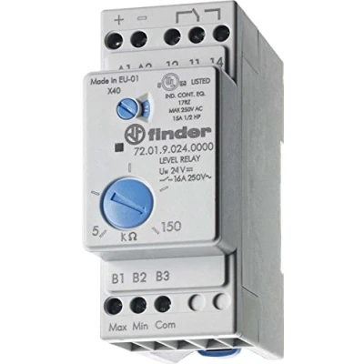 Immagine di Finder Relè di Monitoraggio 230 V/AC 1 scambio pz. 72.01.8.240.0000 del livello