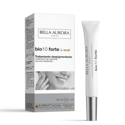 Immagine di BELLA AURORA Bio10 Forte L ocal 9 ml, Trattamento Depigmentante, Crema Antimacchia Roll on, per tutti i tipi di pelle, Macchie localizzate e Unifica Tonalità, Tecnologia B CORE221, Protezione SPF30