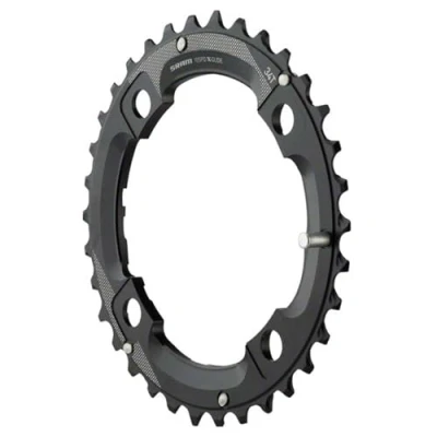 Immagine di Sram Kettenblatt 104mm, Alu, Schwarz 2x10, Uni MTB 34T, LK in Alluminio 2 x 10, m di Pin, (GX), 11.6218.021.000 Catena Foglie, Nero, 104 mm Unisex Adulto, Taglia Unica