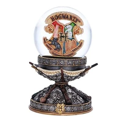 Immagine di Nemesis Now Palla da neve con licenza ufficiale Harry Potter, argento, 16,5 cm
