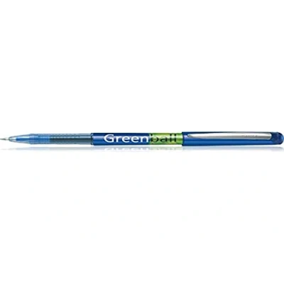 Immagine di Pilot Greenball 7 144101003 Penna a sfera, punta: 0,7 mm, durezza tratto: 0,4 confezione da 10, colore: Blu