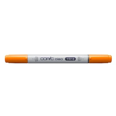 Immagine di Copic Ciao Pennarello Grafico con Doppia Punta, 11 g , Arancione (Apricot), 12 x 150 mm