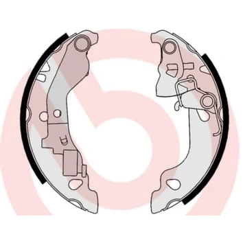 Immagine di BREMBO S 23 520 Ganasce freno 180 32 con leva a mano FIAT: Punto II Hatchback