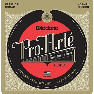 Immagine di D&#039;Addario Corde Chitarra Classica Nylon Set Di 6 Per EJ45C Tensione Normale