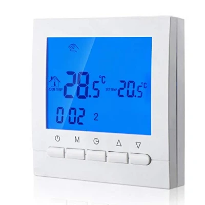Immagine di KPS Termostato caldaia digitale parete per riscaldamento programmabile 6 periodi giormi lavorativi e 2 fine settimana connesionne di due cavi alimentazione CONFORTLINE TERMODIGI
