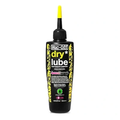 Immagine di Muc Off Dry Chain Lube, 120 ml Lubrificante Catena Bici Biodegradabile, Olio di Tutti i Tipi Formulato per Climi Asciutti