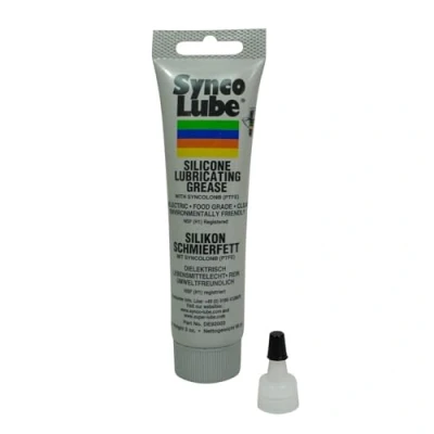 Immagine di Super Synco Lube 92003 Grasso lubrificante in silicone con Syncolon (PTFE) + 10201 applicatore