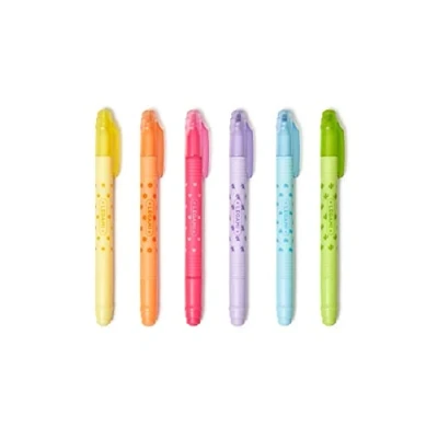 Immagine di Legami Set di 6 Evidenziatori Cancellabili, Magic Highlighters, Doppia Punta per Evidenziare e Cancellare, Tratti Fini Spessi, in Giallo, Arancione, Rosso, Viola, Azzurro, Verde