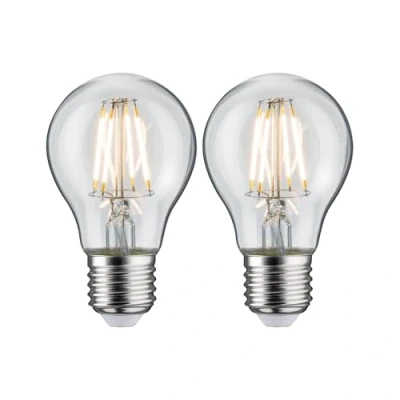 Immagine di Paulmann 28856 LED (monocolore) ERP F (A G) E27 5 W Bianco caldo (Ø x A) 60 mm 108 2 pz.