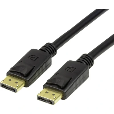 Immagine di LogiLink Displayport Cavo Spina DisplayPort, 2.00 m Nero CV0120