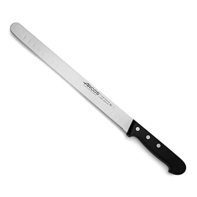 Immagine di Arcos Serie Universal Coltello Salmone Pesce Lama Acciaio Inossidabile Nitrum 300 mm Manico Polioxymetilene (Pom) Colore Nero