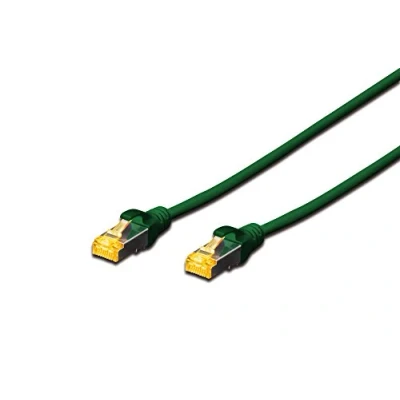Immagine di Digitus DK 1644 A 070/G RJ45 cavo di rete, patch CAT 6A S/FTP 7.00 m Verde Privo alogeni, coppie intrecciate, con protezione, Ritardante fiamma 1 pz.