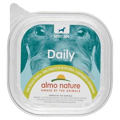 Immagine di almo nature Daily Menu per Cane con Pollo e Piselli, 100g