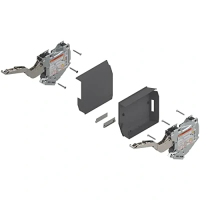Immagine di Blum Aventos HK S 960 2115 Cerniera pieghevole per sollevamento pesi, colore: grigio scuro