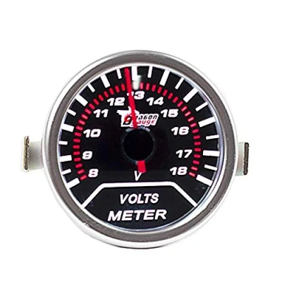 Immagine di E Support™ 12V Auto Motore 2&quot; 52mm Universale indicatore di tensione Volt