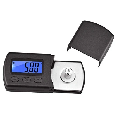 Immagine di Fasizi Professionale Alta Precisione Digitale Mini Giradischi Stylus Forza Scala Gauge Tester 0.01g Blu LCD Retroilluminazione per Tonearm Phono Cartuccia Gioielli Bilancia Pesatura