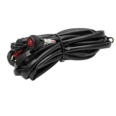 Immagine di MASO Barra luminosa a LED, cablaggio fuoristrada, 12 V, 40 A, relè, kit di luci fendinebbia, interruttore ON/OFF, per la maggior parte delle da bar, faretti, guida, lampada lavoro