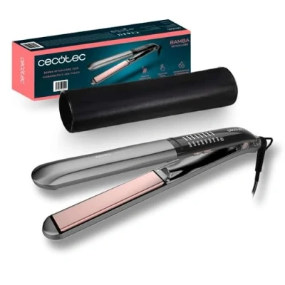 Immagine di Cecotec Piastra per Capelli RitualCare 1200 HidraProtect Ion Touch. 60 W, Tormalina, Cheratina e Olio di Argan, Tocco Tattile Real, Riscaldamento Veloce, Piastre Galleggianti.
