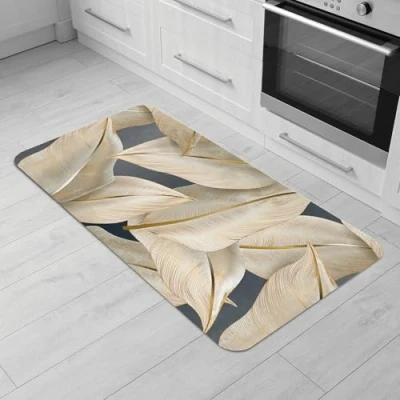 Immagine di Comart, Tappeto Austin, per Cucina e Corridoio, Passatoia in Poliestere Stampato, Impermeabile Antiscivolo, Decoro Elegant Natura, 50 x 100 cm, Lavabile Lavatrice, Resistente, Made Italy