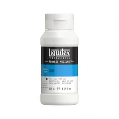 Immagine di Liquitex Professional Gesso Trasparente, Per Preparazione Superfici La Pittura, Medium, 118 Ml
