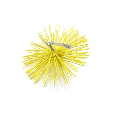 Immagine di Pyro Feu 862557 Testina di scarico in nylon 100 mm filettatura metrica 12, giallo