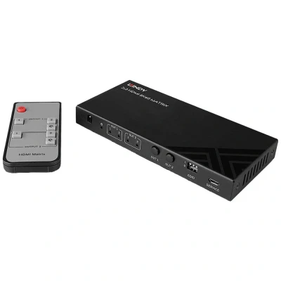 Immagine di LINDY 38313 Switch Matrix HDMI 7680 x 4320 Pixel Nero