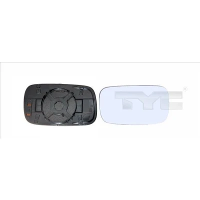 Immagine di TYC 337 0108 1 Vetro Specchio Retrovisore Sx VOLKSWAGEN: Passat B3/B4 Variant, Caddy 2 Kastenwagen, SEAT: Inca