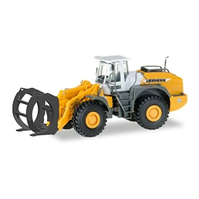 Immagine di herpa 306843 Other License Liebherr Pala gommata L580, autocarro con Benna, modellismo Escavatore, Camion, modellini, Oggetti da Collezione, plastica Scala 1:87