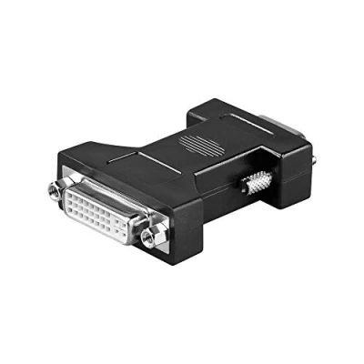 Immagine di goobay 68029 Adattatore DVI/VGA Analogico, Nichel
