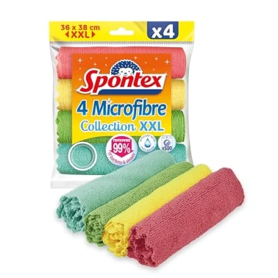 Immagine di Spontex MF Collection 2+1 panno in microfibra, multicolore, 3 pezzi (confezione da 1)