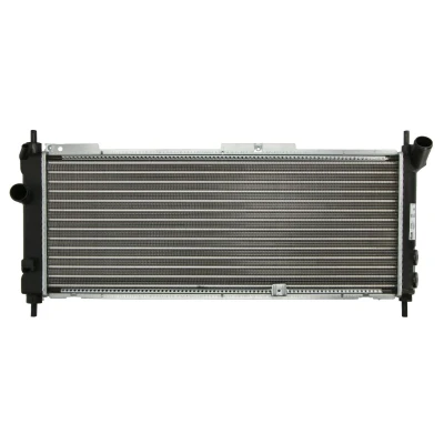 Immagine di NISSENS 63254A Radiatore motore Alluminio 680 270 23 Alette di raffreddamento montate meccanicamente OPEL: Corsa B Hatchback, Combo Van