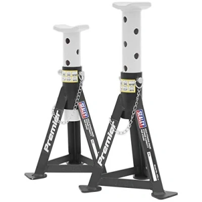 Immagine di Sealey AS3 Supporto per ASSE 3 tonnellate Supporto, Colore: Bianco
