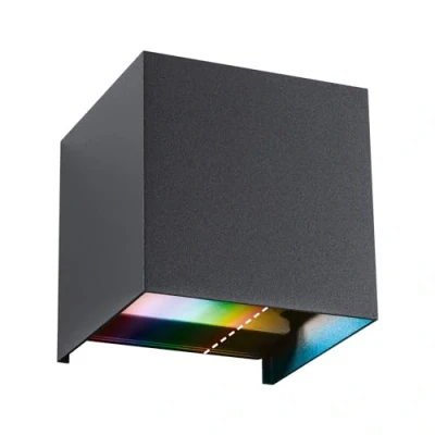 Immagine di Paulmann Cybo 94847 Lampada da parete per esterni a LED (monocolore) 5 W Antracite