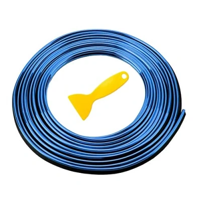 Immagine di ETOPARS Modanatura Decorativa per Auto 5M Blu Interni Modanature Striscia Decorazione Flessibile Trim Strip Linea Autoadesiva
