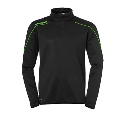Immagine di uhlsport Stream 22 1/4 Zip Top, Oberbekleidung Bambini, Verde Fluo/Nero, 152