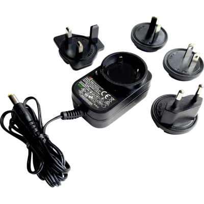 Immagine di Dehner Elektronik SYS 1121 0624 W2E Alimentatore A spina tensione fissa 24 V/DC 0.25 6 W stabilizzato, con adattatore UK, USA,