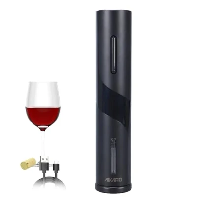 Immagine di AIKARO Cavatappi Elettrico per Vino Apribottiglie Automatico, Ricaricabile