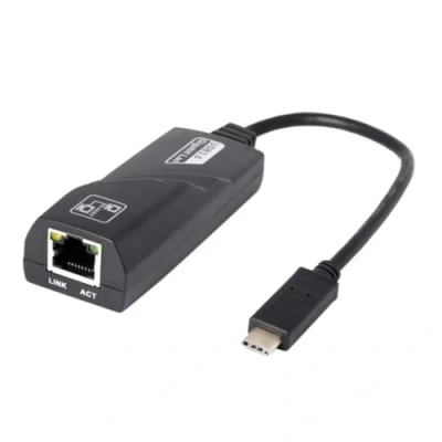 Immagine di adattatore di rete Ethernet, USB a RJ45 Lan cablato per Ultrabook, Chromebook, Laptop, Desktop, Plug and Play Type C 1000 Mbps, compatibile con MacBook Steam Deck, Switch, Windows iPhone