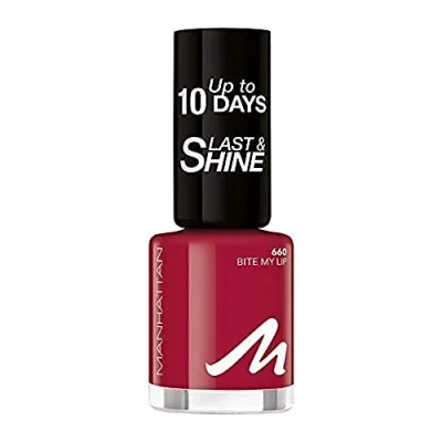 Immagine di Manhattan Last und Shine, smalto n. 660 Bite My Lip, confezione da 1 (1 X 8 ml)