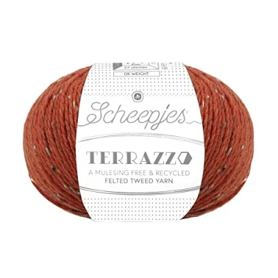 Immagine di Scheepjes Terrazzo Cotone Filato, 716 Mogano, 5x50g, 5 unità