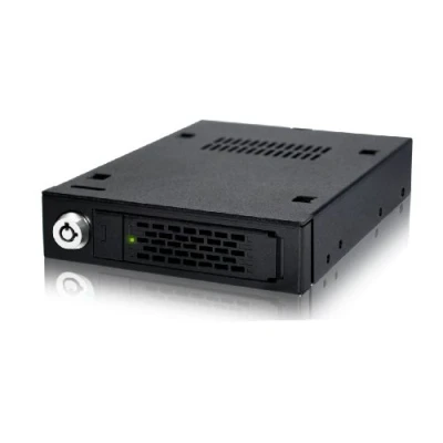 Immagine di ICY DOCK Rack rimovibile robusto hot swap in metallo per SSD o HDD SATA &amp; SAS da 2,5&quot; alloggiamento dischi 3,5&quot; ToughArmor MB991IK B