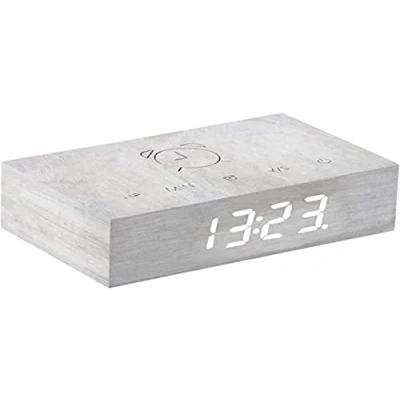 Immagine di Gingko Flip Click Clock, Holz, Betulla Bianca, Standard